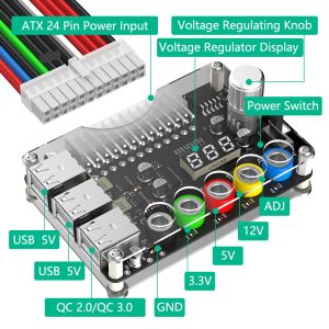 Efficiently Manage Power with ATX Power Supply Breakout Board and Acrylic Case