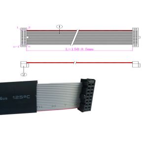 Low Frequency 10 Pin 1.27P Flat Flex Ribbon Cable