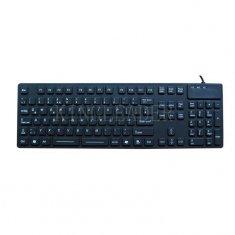 Cheap Super Slim Waterproof Silicone Keyboard With FN Keys And Numeric Keypad In USB Interface for sale
