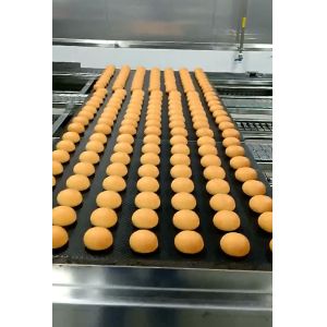 PLC 1000kg/H Forming Packing Filled Bun Automatic Bread Production Line