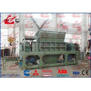Powerful Strong Two Shafts Scrap Metal Shredder Machine 2010 X 1250mm Shredder