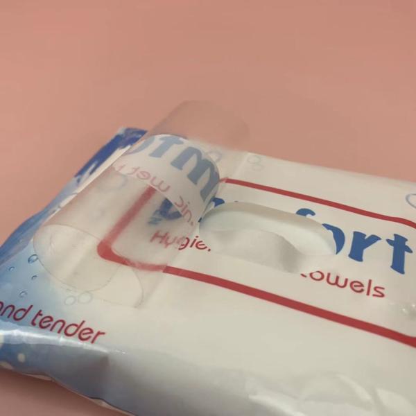 Single Use Woman Wet Tissue Skin Cleansing Restaurant Wet Wipes Self Seal