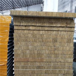 insulated 50mm rock wool sandwich panel with 0.326mm instead of pvc ceiling