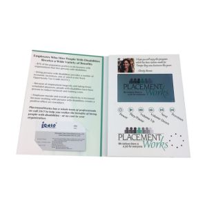 Custom design lcd screen video mailer for advertising,video greeting card