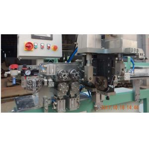 High Speed Steel Wire Cut To Length Machine , Cluth Wire Cutting Machine