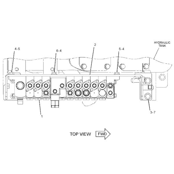 C0070-26936 393-7632 Main Control Valve For Caterpillar E303 E303.5 E304 Mini Excavator Spare Parts