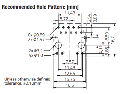 THR 74981104402 1000 Base-T Vertical RJ45 Connector Industrial Grade
