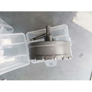 BMR TOOLS 100mm diameter TCT Hole Saw Cutter for steel drilling with Carbide