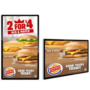 Cheap 23.8&quot; Advertising Display Digital Signage For Retail Stores Elevator Lcd Full HD for sale