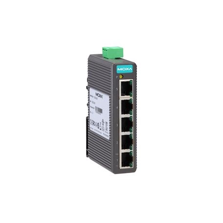 Fast Moxa EDS-205 5-port entry-level unmanaged Ethernet switches Moxa EDS-205
