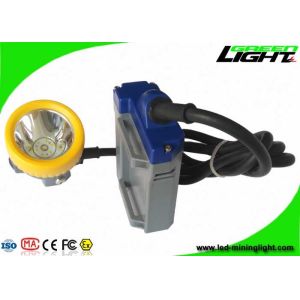 6.6Ah Rechargeable Battery Mining Hard Hat Lights 15000lux With 16hrs Long