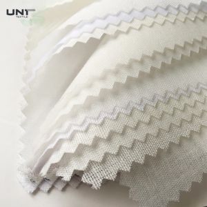 China Polyester Shirt Interlining Cuff And Collar With Double Dot PA Coating on sale