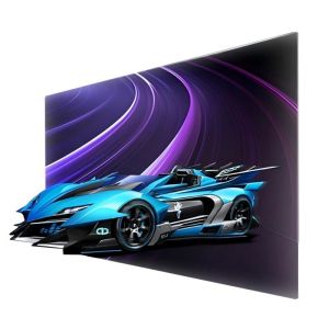 Cheap Android Operating Transparent OLED Display Digital Signage with 8 Array Mic for sale