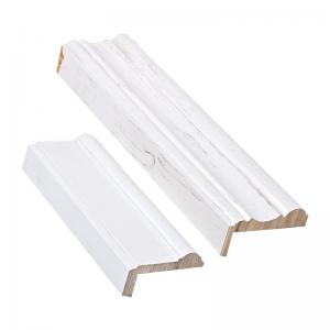 China FSC Architectural Primed Wood Boards Primed Trim Board Wood Crown Moulding on sale