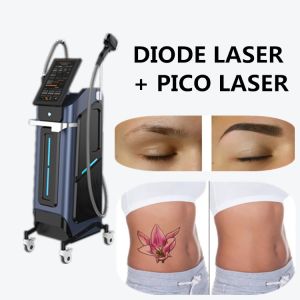Diode Laser Hair Removal Skin Rejuvenation Beauty Machine Pico Laser 2 In 1