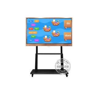 75 Inch Dual System Smart Board Touch Screen IR Interactive Whiteboard