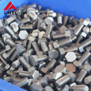 Electroplating DIN933 DIN931 Gr2 Titanium Hex Bolts