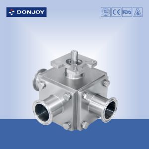 T / L type Manual Sanitary Ball Valve with plastic handle