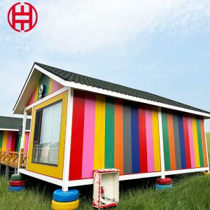 Customized Color Mobile Modular Small Prefabricated House Home Log Cabin
