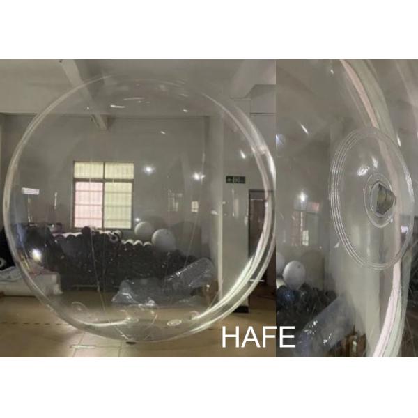 Quality Inflatable PVC 1m 1.5m Ads Transparent Balloons Clear Bubble Balloons Can Add Logos wholesale