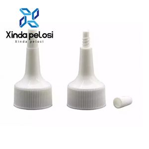 Custom Long Nozzle Spout Cap Plastic Twist Cap Top Twisted Cap