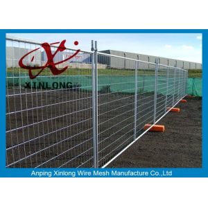 Orange Customized Temporary Fence Panels For Environmental Protection Areas