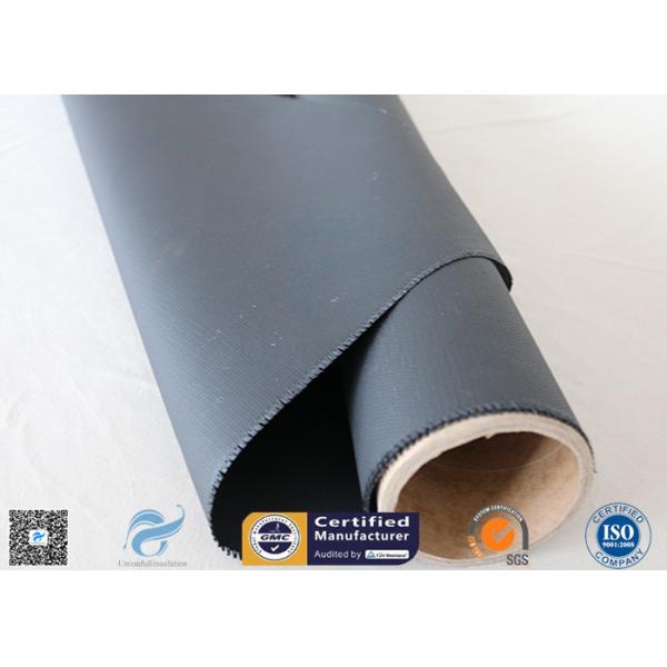 Welding Blanket Fireproof Jacket 4HS 590g Silicone Coated Fiberglass Fabric Black