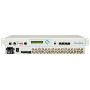 19inch 16 E1 BNC or RJ45 with 4 ports 100Mbps Ethernet PDH fiber optical