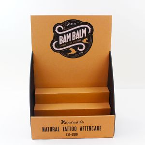 Custom Small and Middle CDU Kraft Paper Floor Display Box with Custom Order