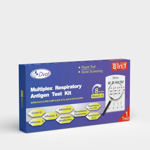 DVOT (8 IN ONE) Antigen Combo Test Kit for testing SARS-CoV-2 & RSV & MP & ADV &