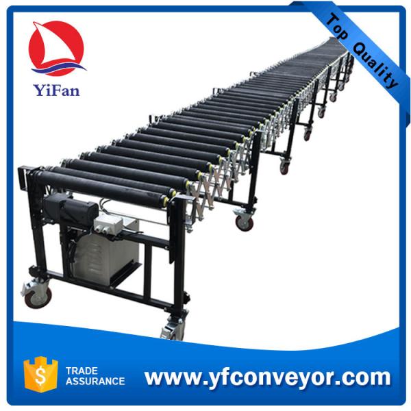 Quality Flexible Extendable Rubbered Roller Conveyor wholesale