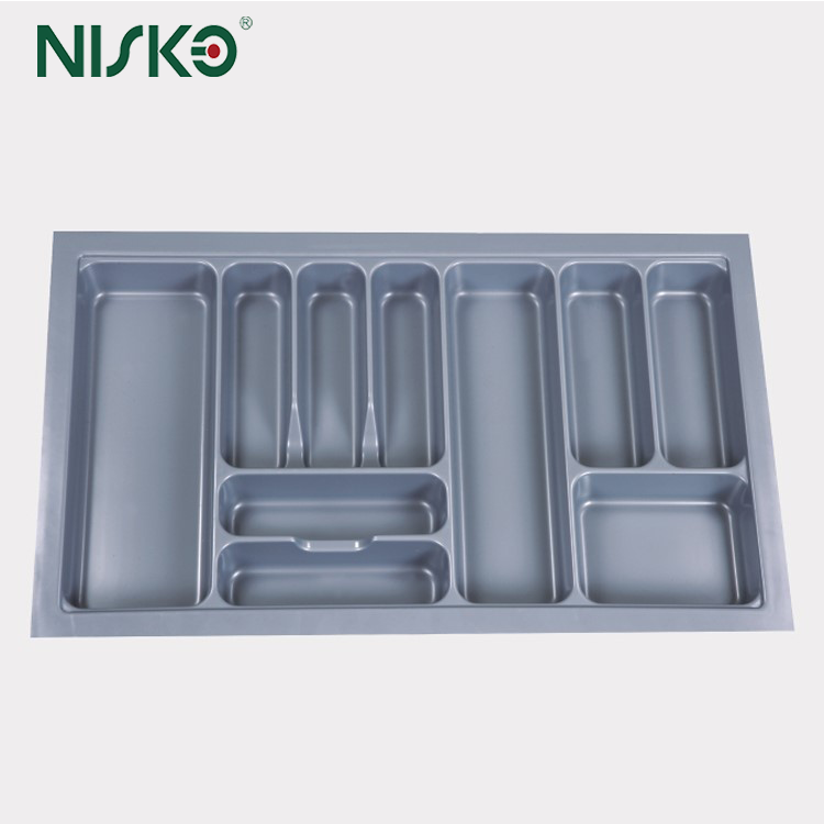Flatware Tray Sliverware Storage Box Cutlery Drawer Insert Kitchen Storage