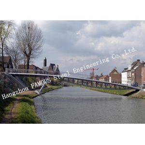 Aluminum Prefabricated Foot Bridges Varies In Length 50 Years Lifespan