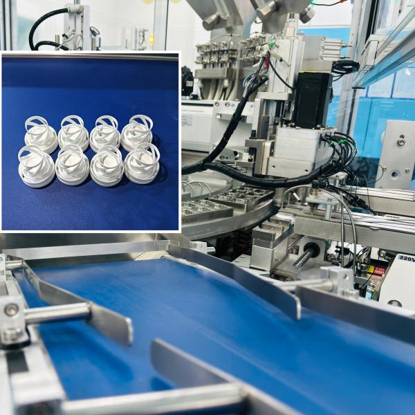 Quality Spring-loaded desiccant cap automated assembly machine for effervescent tablets, customized to customer requirements wholesale