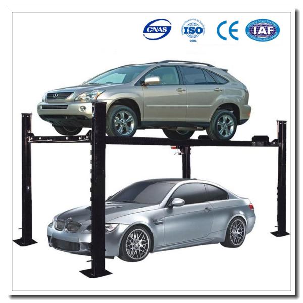 Quality 3.7t Hydraulic 4 Post Car Parking System wholesale