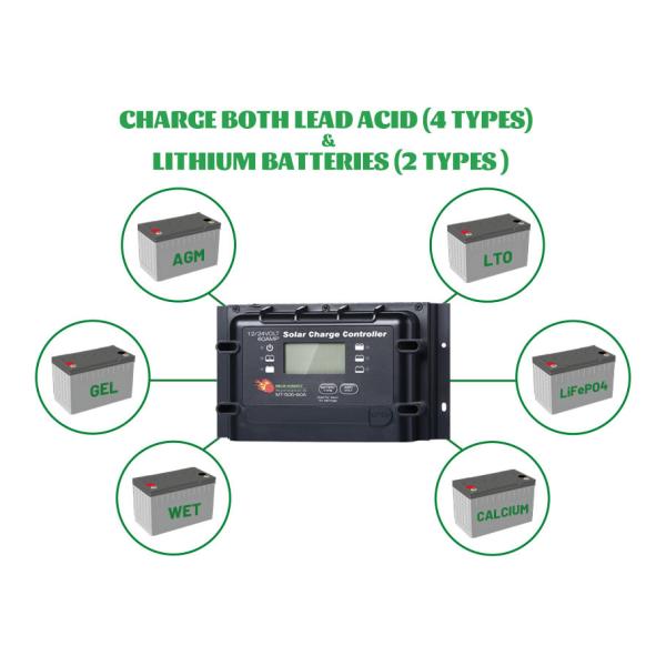 Intelligent Digital Solar Charge Controller with Remote Display and 2 Years