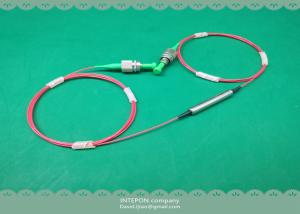 Cheap In line polarizer, 1310nm, SM13-PS-U25A fiber, 28dB extinction ratio, 0.8dB insertion loss, FC/APC connector. for sale