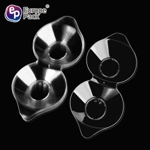 Clear partition plastic disposable breakable plates for sale