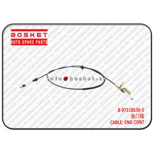 Isuzu NPR66 4HF1 Engine Control Cable 8971185365 8-97118536-5