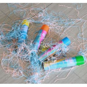 Glossy Bright Birthday Spray String , Continuous Crazy String Spray No Harm To