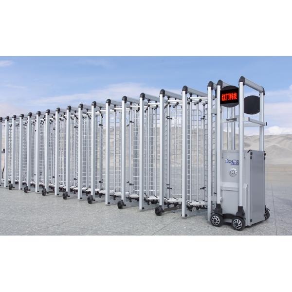 Quality Motorized Folding Gate With Partition Screen , Automatic Folding Gate With Mesh wholesale