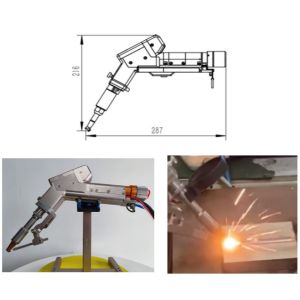 China Lightweight Handheld Single Motor Laser Welding Machine For Welding 4mm Aluminum on sale