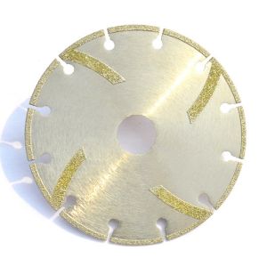 China Diamond Plated Grinding Wheels , Electroplated Diamond Disc For Stone on sale