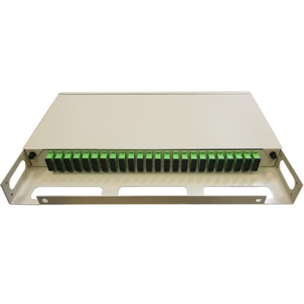 Quality Dustproof Fiber Optic Box / Rack Mount Fiber Termination Box CFCZ/2SC24 wholesale