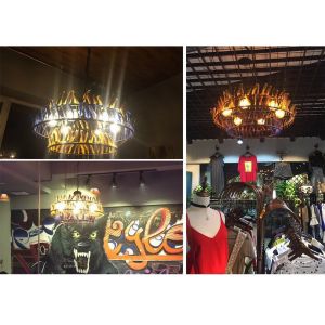 Create Loft Feather Pendant Light For Indoor home Bar Lighting Fixtures (WH-VP