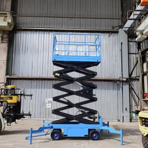 Mobile Electric Scissor Lift Hydraulic Automatic Scaffolding Elevator For