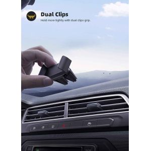 Adjustable Angle 85mm Retractable Cradle Air Vent Phone Mount For Car