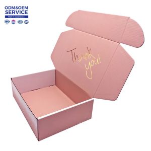 Folding Gift Box Elegant Ribbon Packaging with Embossing for Clothes and