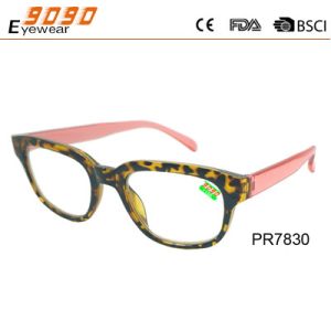 New style fashion competitive price Color plastic reading glasses, plastic hinge