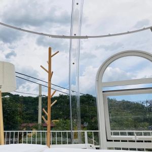 Weatherproof Clear Bubble Tents With Built-In Lighting System